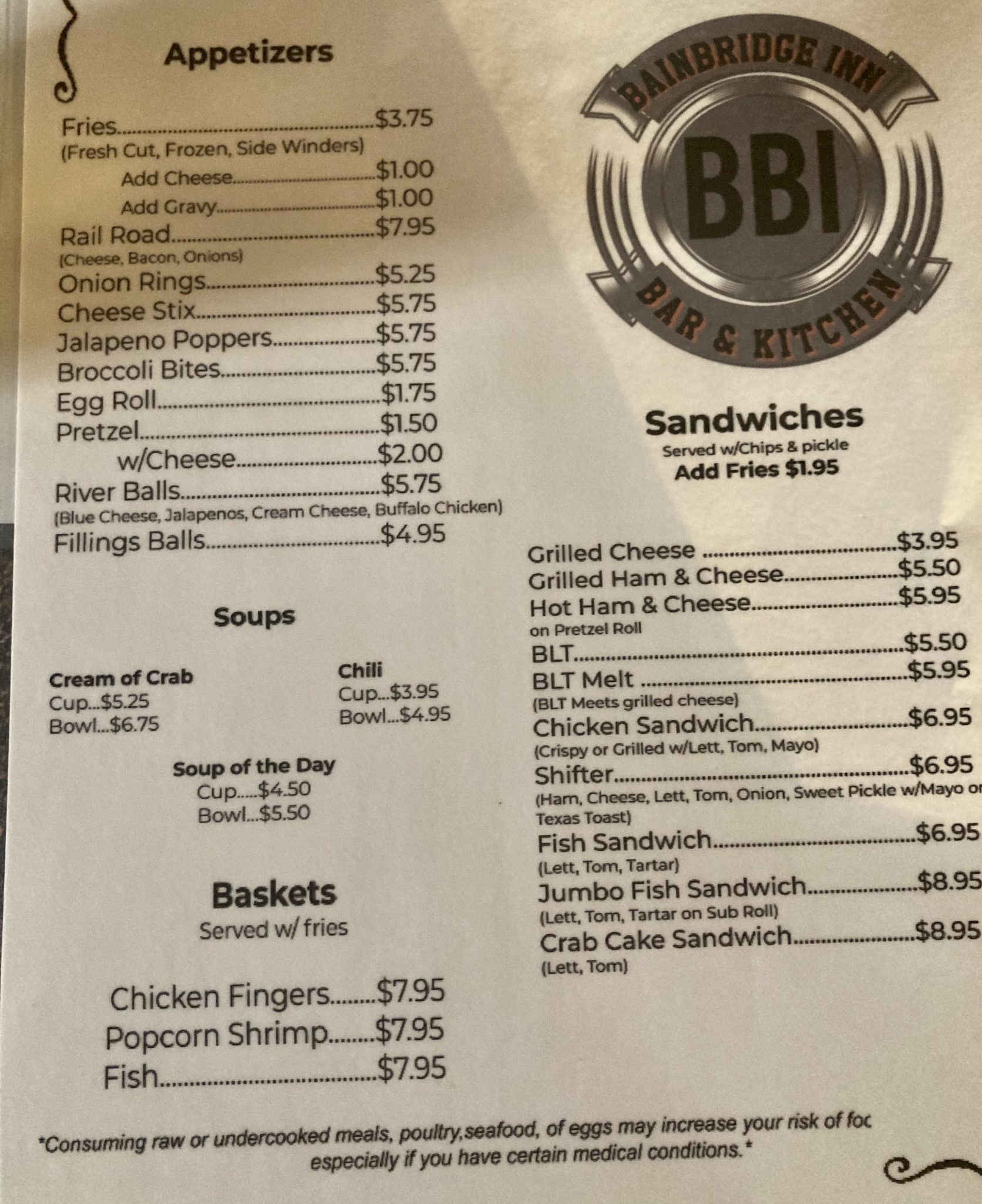 Menu Bainbridge Inn menu-bainbridge-inn