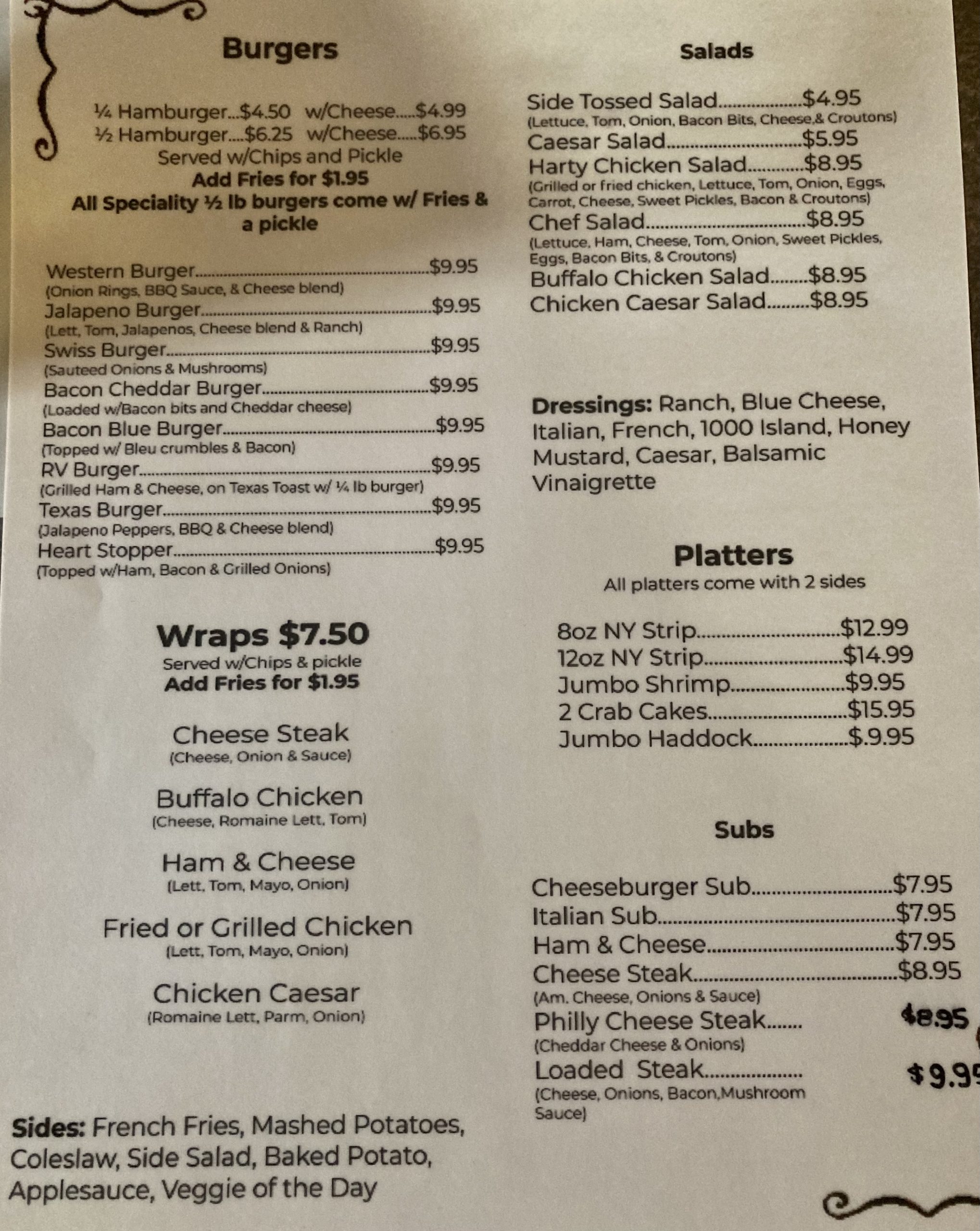 River City Grill Menu Bainbridge Ga River City Grill Menu Bainbridge Ga